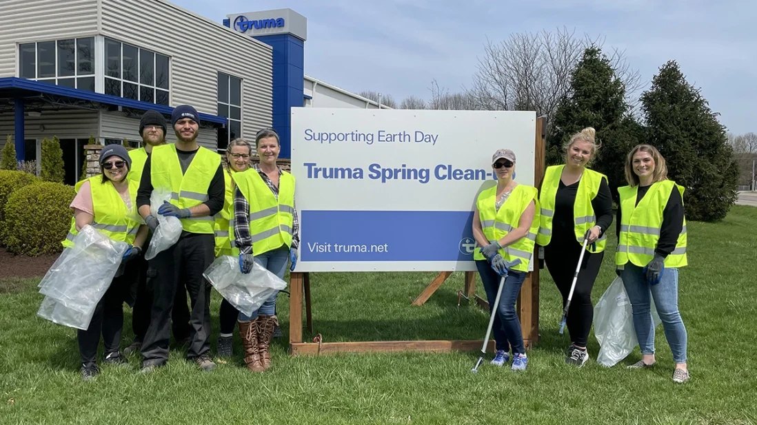 Second Annual spring clean-up group photo